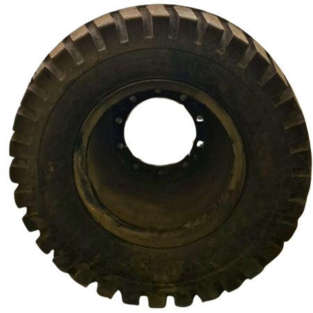 Däck på fälg 10,00-20